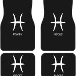 Pisces Sign Floor Mats for Cars, All-Weather Car Mats, Fit Automotive Floor Mats for Cars Trucks SUV, Universal Floor Liner Car Accessories - Virgo Car Floor Mat for men