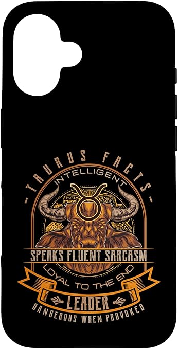 Taurus Facts Zodiac Sign Taurus April May Birthday Taurus Case for iPhone 16 - Taurus Phone Case for men