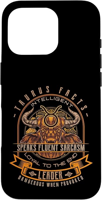 Taurus Facts Zodiac Sign Taurus April May Birthday Taurus Case for iPhone 16 Pro - Taurus Phone Case for men