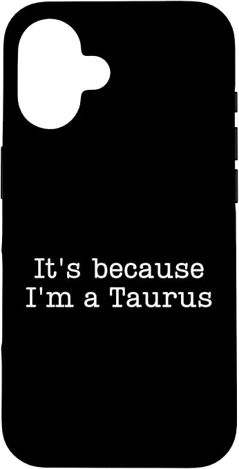 Taurus Horoscope Shirt Zodiac Sign Astrology Case for iPhone 16 - Taurus Phone Case for men
