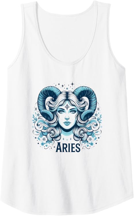Womens Aries Zodiac Sign Horoscope Birthday Idea Tank Top - Aries T-Shirt for men