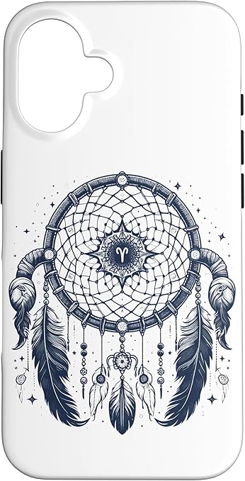 Aries Dreamcatcher Zodiac Sign Horoscope Birthday Idea Case for iPhone 16 - Aries Phone Case for men