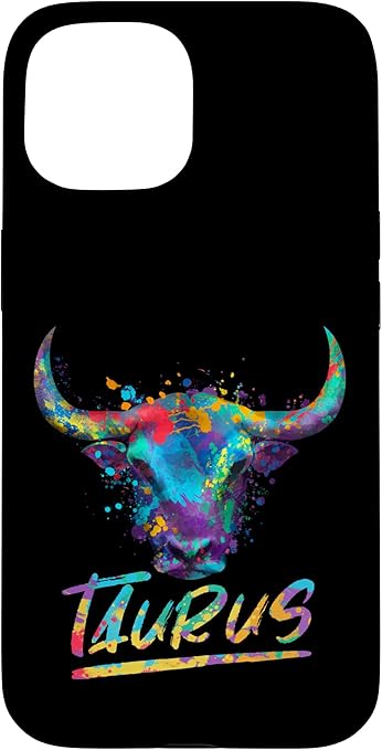 Watercolor Taurus Symbol Zodiac Sign Astrology Horoscope Case for iPhone 15 - Taurus Phone Case for men