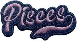 (Letters) Zodiac Sign Embroidery Iron On Patches, Size 3" Sew Patches for Clothes Backpack Bag, Astrology Embroidered Patches, Constellation Fabric Patches DIY Spiritual Gifts (Pisces) - Pisces for men