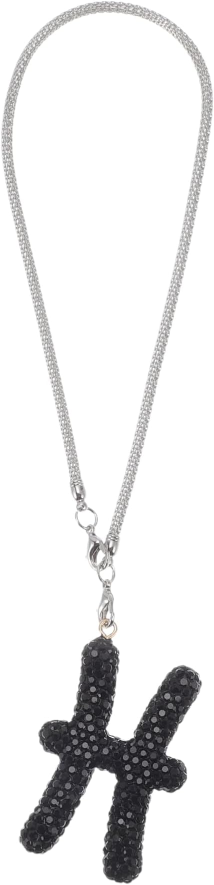 1 Pcs Metal Faux Rhinestone Pisces Faux Diamond Car Rear View Mirror Pendant Accessories Car Hanging Ornament Black - Pisces Car Accessories for men