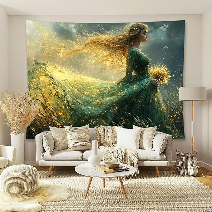 Zhoryengar Constellation Tapestry Perfect for Bedroom Dorm room Living room or office Wall Decor and Ideal for Teenage Boys and Girls who Love the 12 Zodiac Signs 59x51 Inches - Aries Blanket for men