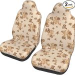 Zodiac Characters Car Seat Cover 2 Piece Front Seats 3D Foam Support Universal Seat Covers Protector Washable for Most Cars, Vans, Trucks, SUV Car Accessories - Aquarius Car Seat Cover for men