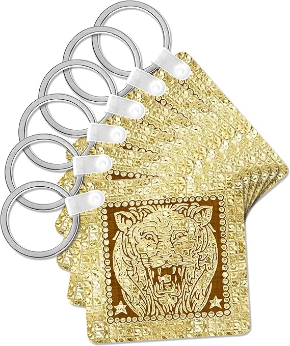 3dRose - Leo Keychain for men