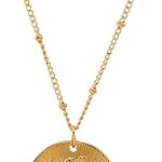 Dainty Gold Plated Zodiac Necklace Astrology Constellation Horoscope Jewelry Gifts - Scorpio Products for men