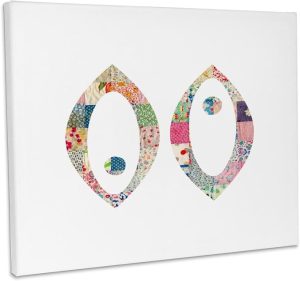 3dRose, Pisces fish colorful girly symbol - pink pastel horoscope zodiac sign, Museum Grade Canvas Wrap 14x11 - Pisces Canvas for men