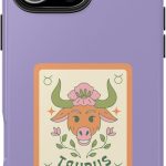 Zodiac House Taurus Sigil Pastel Girly Tough Phone Case Zodiac Design.Compatible with iPhone. Gift for Taurus - Taurus Phone Case for men