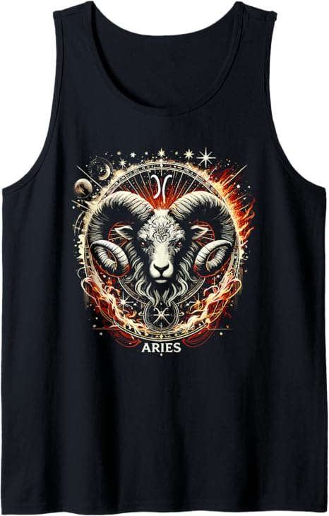 for Astrologers Tank Top - Aries T-Shirt for men
