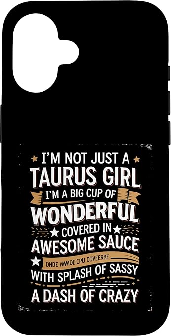 Taurus Girl Shirt Zodiac Sign Gift Astrology Case for iPhone 16 - Taurus Phone Case for men