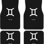 Gemini Sign Floor Mats for Cars, All-Weather Car Mats, Fit Automotive Floor Mats for Cars Trucks SUV, Universal Floor Liner Car Accessories - Aries Car Floor Mat for men