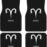 Aries Sign Floor Mats for Cars, All-Weather Car Mats, Fit Automotive Floor Mats for Cars Trucks SUV, Universal Floor Liner Car Accessories - Aries Car Floor Mat for men