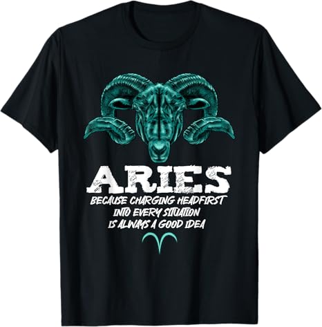 Horoscope Star Sign Astronomy Zodiac Sign Aries T-Shirt - Aries T-Shirt for men
