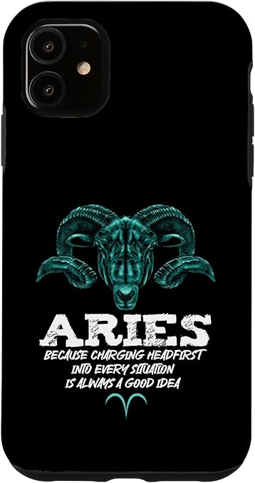 Horoscope Star Sign Astronomy Zodiac Sign Aries Case for iPhone 11 - Aries Phone Case for men