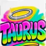 Taurus Y2K Airbrush Vibrant Astrology Zodiac Birthday Case for iPhone 15 - Taurus Phone Case for men