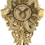 Taurus Zodiac Pendant with Snake Constellation Horoscope Brass Jewelry BR-697 - Taurus Products for men