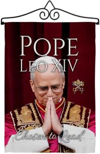 Pope Leo XIV Legacy Wall Decor Canvas Tapestry Vatican Memorabilia Catholic Poster Church Bishop of Rome Picture Home Decorations American Papal Print Yard Sign Door Textile Roman Religious Gifts - Leo Canvas for men