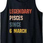 6 March Birthday Astrology Signs Novelties - Pisces T-Shirt for men