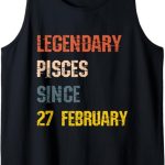 27 February Birthday Astrology Signs Novelties - Pisces T-Shirt for men