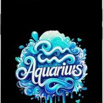 Aquarius Zodiac Symbol Horoscope Astrology Birthday Case for iPhone 13 - Aquarius Phone Case for men