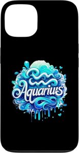 Aquarius Zodiac Symbol Horoscope Astrology Birthday Case for iPhone 13 - Aquarius Phone Case for men