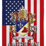 American Canvas Set Flag Hanger Memorabilia Wall Decor Religiou Sign Picture Print Habemus Papam Decorations American Papal Poster Vatican Tapestry Catholic Gifts Made in USA - Leo Canvas for men