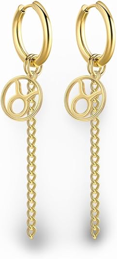 Generic - Taurus Earrings for men