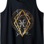 Mystic Zodiac Art Designs - Pisces T-Shirt for men