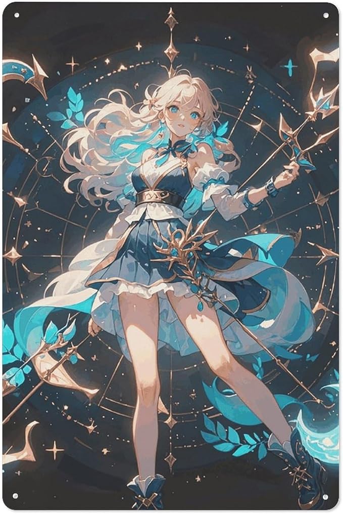 YUXGTKMN Vintage Tin Wall Sign, Taurus Print Thickened Vertical Iron Hanging Picture, Rustic Metal Poster Durable Hanging Wall Ornament for Home Decor - Taurus Products for men