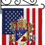 American Pope Leo XIV Wall Decor Set Canvas Flag Holder Memorabilia Religiou Yard Sign Picture Print Habemus Papam Decorations American Papal Poster Vatican Tapestry Catholic Gifts Made in USA - Leo Canvas for men