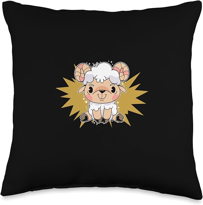 Astronomy Star Sign Horoscope Zodiac Sign Aries Throw Pillow - Aries Pillow for men