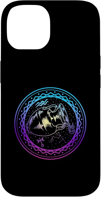 Aquarius Zodiac Sign January February Birthday Sign Case for iPhone 14 - Aquarius Phone Case for men