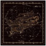HEOVI Virgo Zodiac Sign, Old Russian Astronomy Chart, Star Constellation Illustration Poster for Room Aesthetics Canvas Wall Art Poster And Print Unframe-style 12x12inch(30x30cm) - Virgo Poster for men