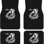 Zodiac Sign Aquarius Floor Mats for Cars, All-Weather Car Mats, Fit Automotive Floor Mats for Cars Trucks SUV, Universal Floor Liner Car Accessories - Virgo Car Floor Mat for men