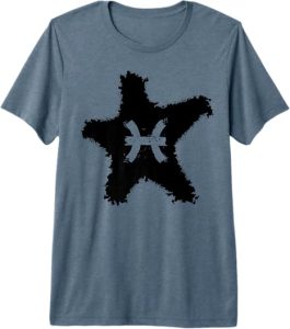 Vintage Zodiac horoscope designs - Pisces T-Shirt for men