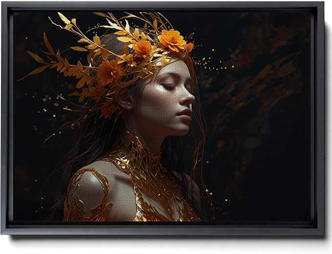 Art Nouveau Print, Art Deco print, Goddess Of Fire, Zodiac Print, Leo Print, Aries Print,Sagittarius Print, Fire Sign Matte Print, Decor Canvas, Print - Aries Canvas for men