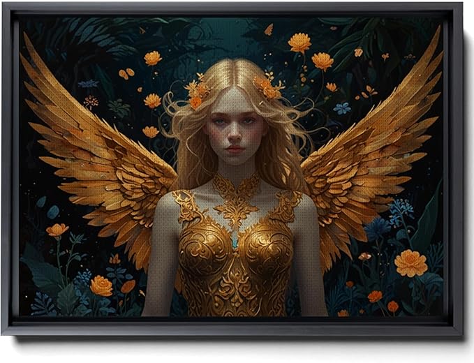 Art Nouveau Print, Art Deco print, Goddess Of Fire, Zodiac Print, Leo Print, Aries Print,Sagittarius Print, Fire Sign Matte Print, Canvas Prints, Decor - Aries Canvas for men