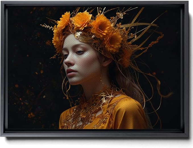 Art Nouveau Print, Art Deco print, Goddess Of Fire, Zodiac Print, Leo Print, Aries Print,Sagittarius Print, Fire Sign Matte Print, Decor Canvas, Arts - Aries Canvas for men