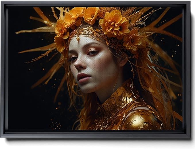 Art Nouveau Print, Art Deco print, Goddess Of Fire, Zodiac Print, Leo Print, Aries Print,Sagittarius Print, Fire Sign Matte Print, Decor Canvas, Decor - Aries Canvas for men