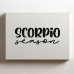 (Black, 18x12x1.25 In) Gallery Wrapped Canvas Wall Art Print of Scorpio Season - 100% Cotton, Ready to Hang, High-Definition Giclée Printing, Fade-Resistant, Modern Home & Office | BICUNCAe810902BL - Scorpio Canvas for men