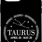 Taurus Zodiac Astrology Horoscope birthday Case for iPhone 16 Pro Max - Taurus Phone Case for men