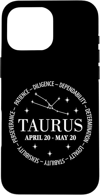 Taurus Zodiac Astrology Horoscope birthday Case for iPhone 16 Pro Max - Taurus Phone Case for men
