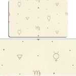 Virgo Zodiac Astrology Signs Kitchen Rugs Sets of 2 Non Slip Washable Kitchen Mats for Floor 2 Piece Kitchen Sink Rug Runner Long Bathroom Rug Sets 2 Piece - Virgo Car Floor Mat for men