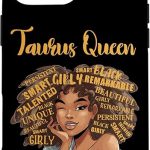 Taurus Queen Zodiac Star Sign Astrology Case for iPhone 16 Pro Max - Taurus Phone Case for men