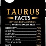 Taurus Facts Astrology Zodiac Sign Horoscope Case for iPhone 16 - Taurus Phone Case for men