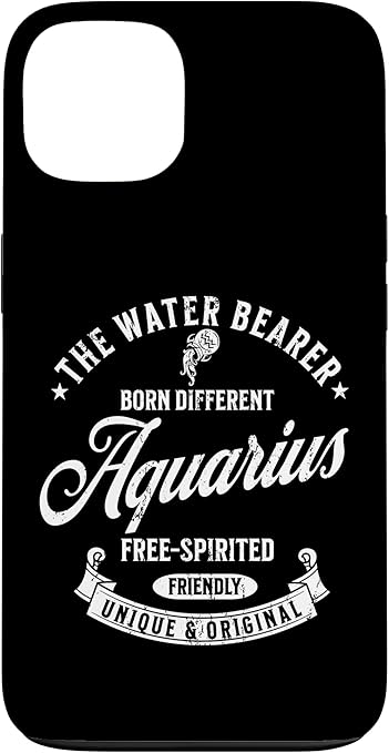 Water Bearer Vibes The Free Spirited Aquarius Sign Vintage Case for iPhone 13 - Aquarius Phone Case for men