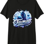 Taurus Zodiac Symbol Horoscope Astrology Birthday Premium T-Shirt - Taurus Products for men